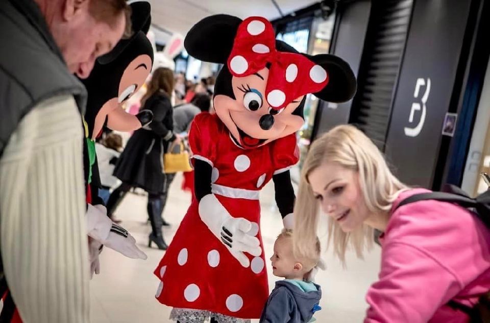 Maskoti Mickey a Minnie