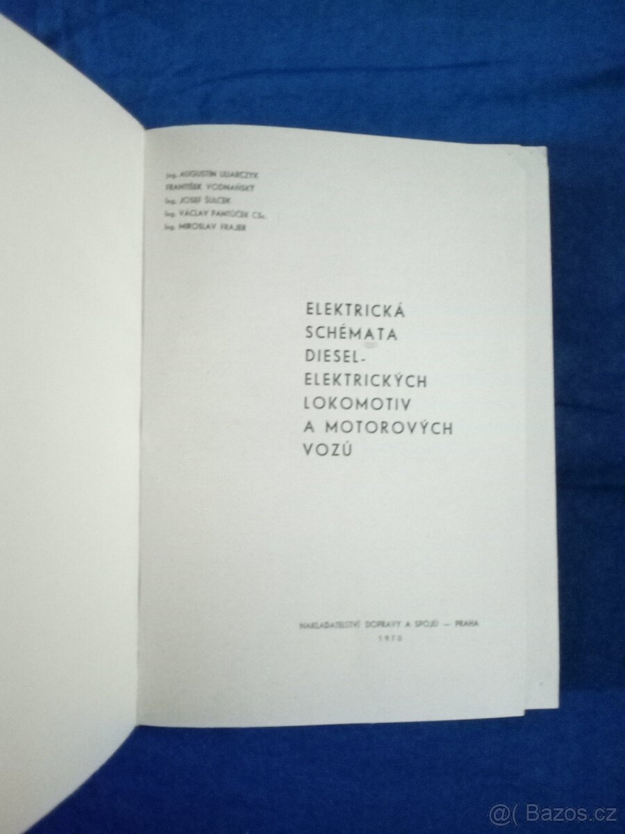Elektrická Schemata Dieselových Lokomotiv A Motorových Vozu