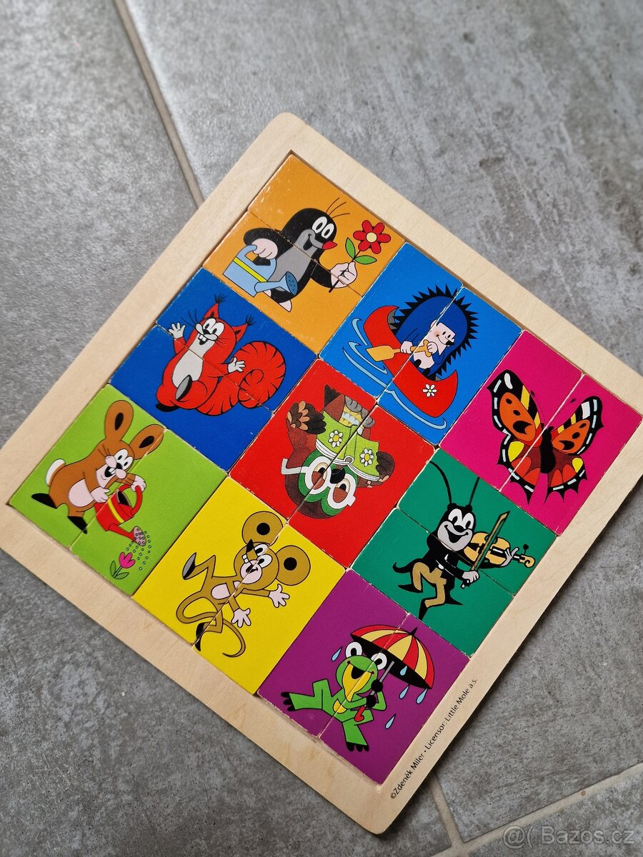 Skládačka Krteček a jeho kamarádi