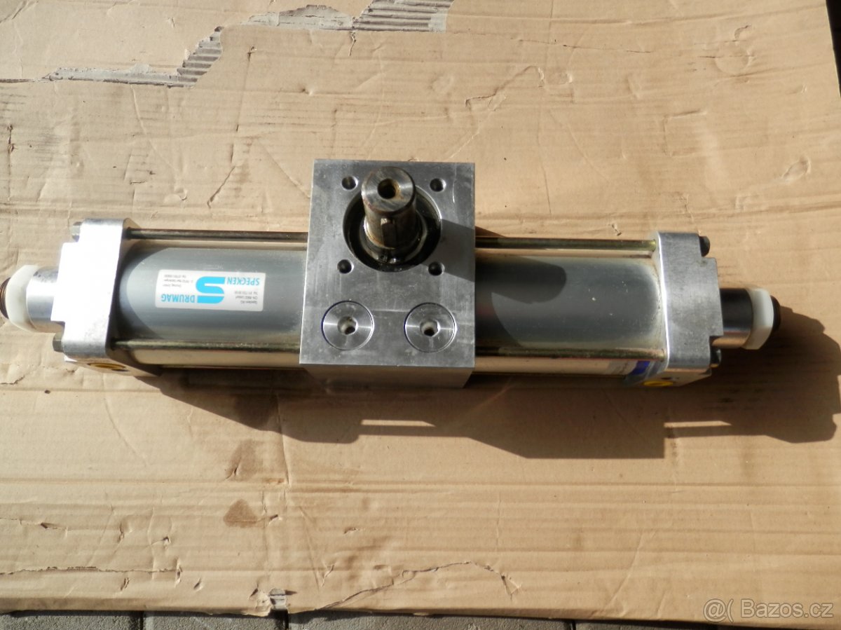 Pneumatický rotační pohon, píst 80mm,