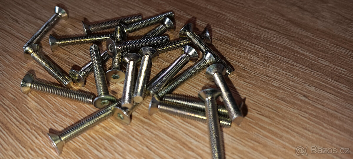 Šroub zápustný imbus DIN 7991 M3x20 8.8 pozink