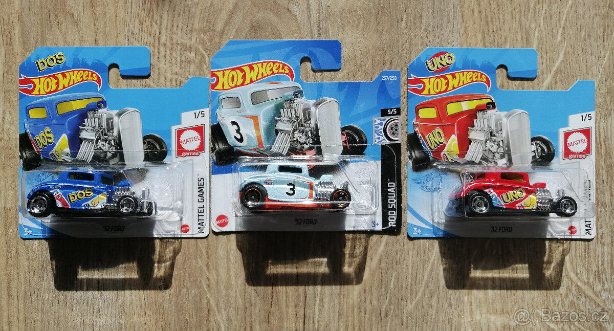 autíčka hot wheels