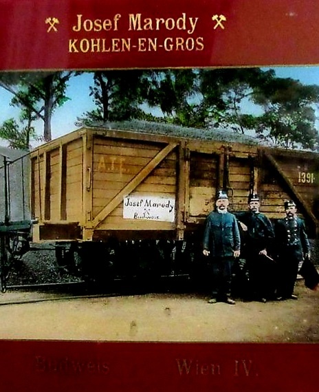 Starožitný skleněný kalendář 1909 rok