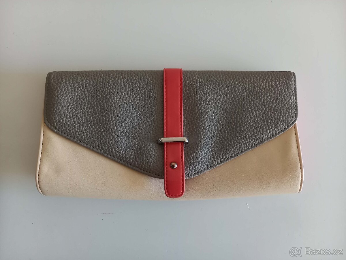 Psaníčko – barva béžová, korálová, šedá