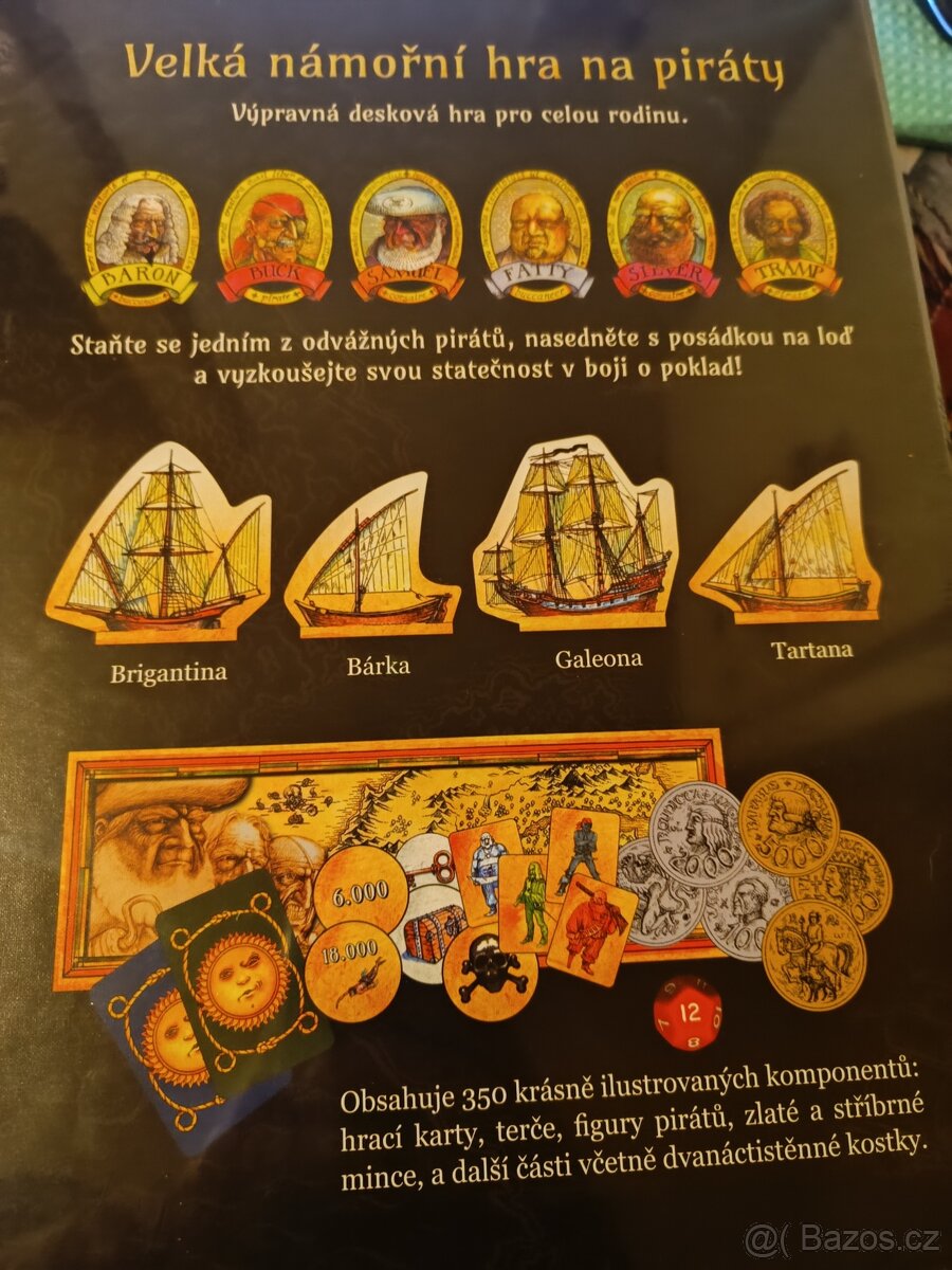 Piráti, desková hra pro celou rodinu.