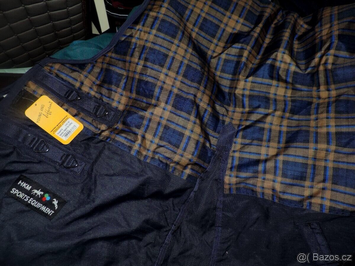 Výběhová deka HKM 1200D Highneck/ fleese 145 + 155 cm