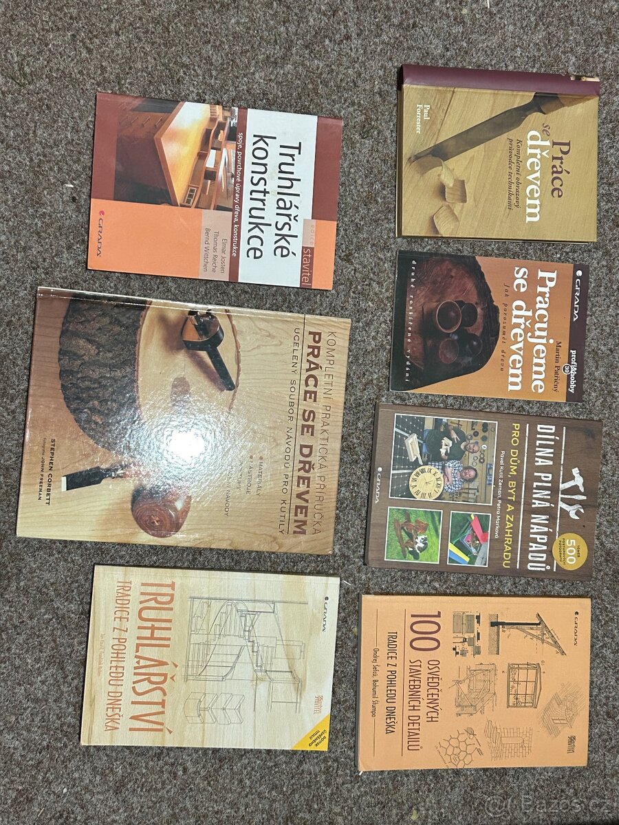 Knihy pro hobby truhláře