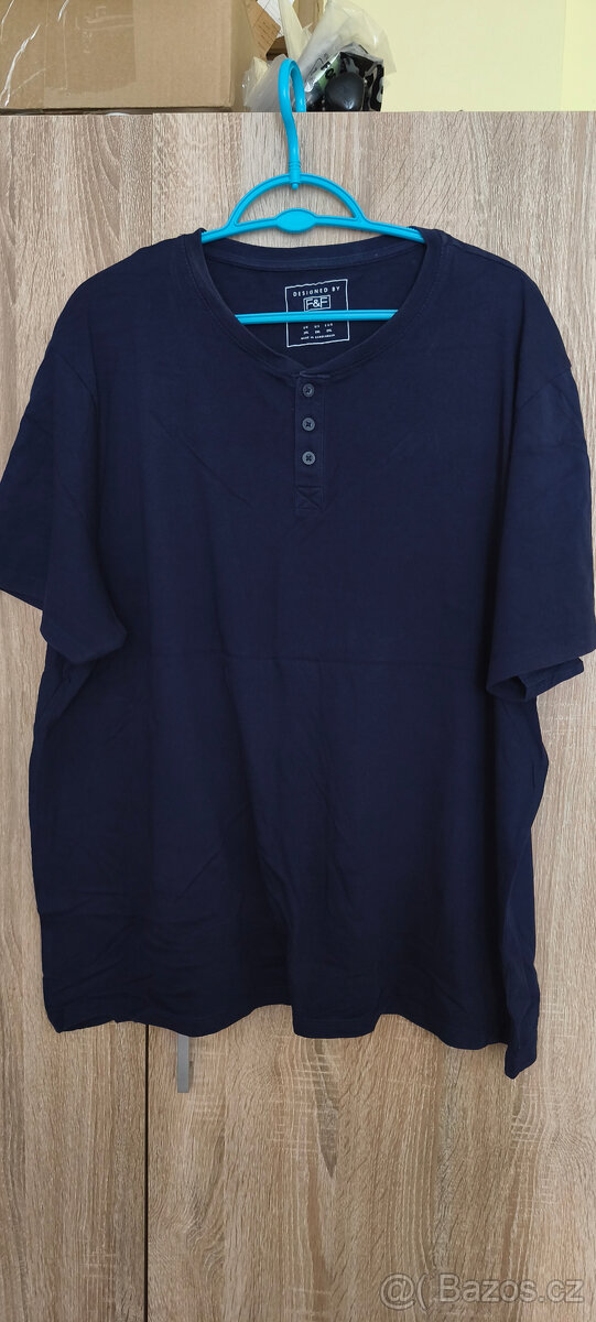 modré tričko F&F, vel. 2XL