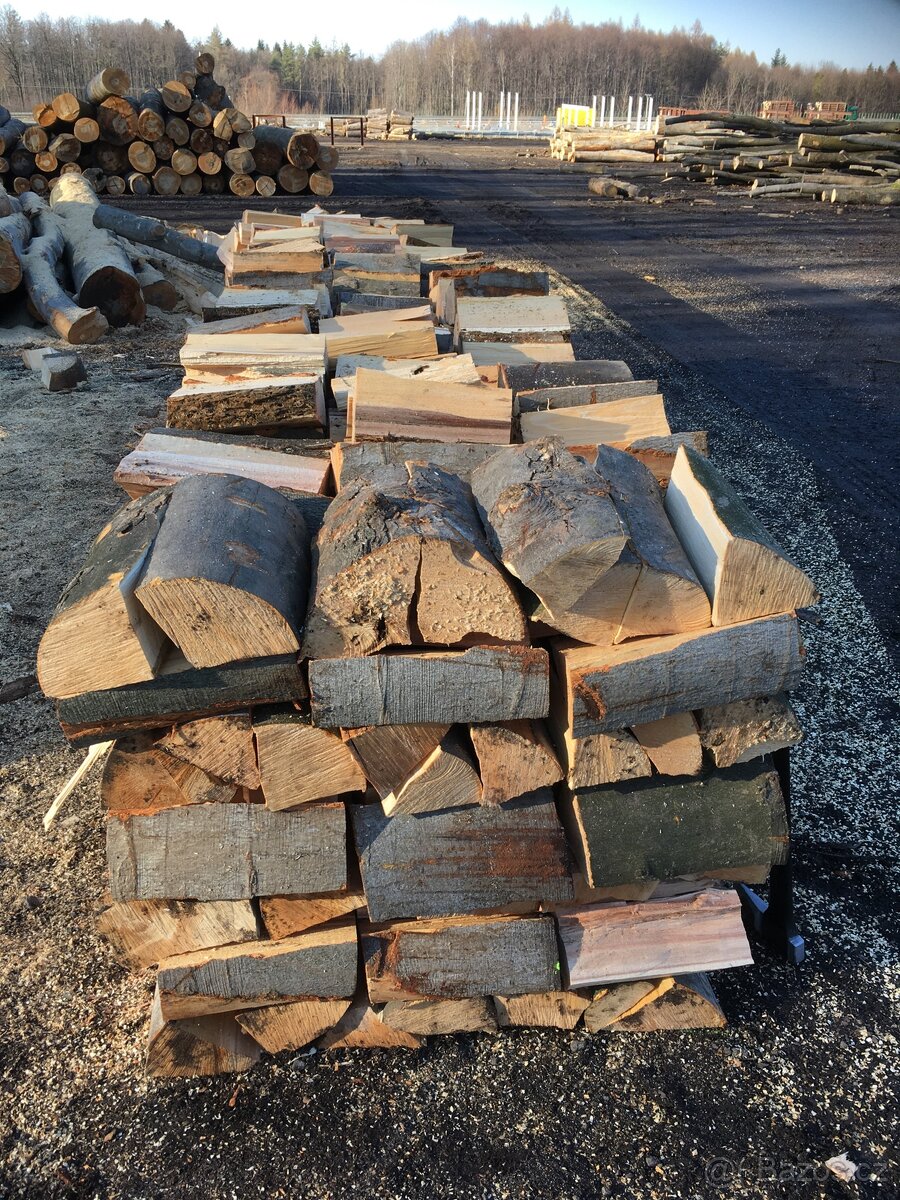 Palivové dřevo dub,buk