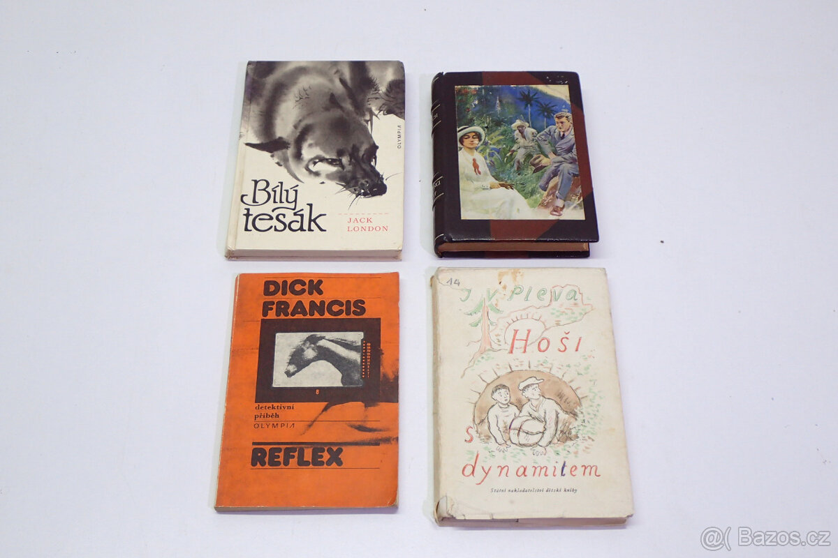 4x Knihy - dobrodružné