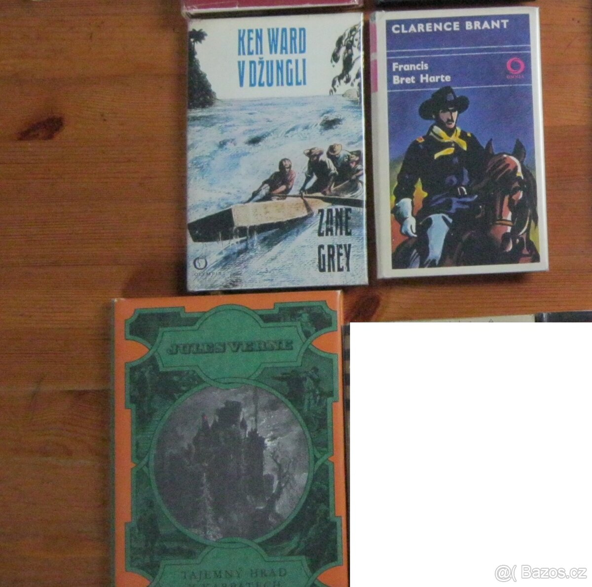 Dobrodružné knihy - Grey, May, Verne aj.