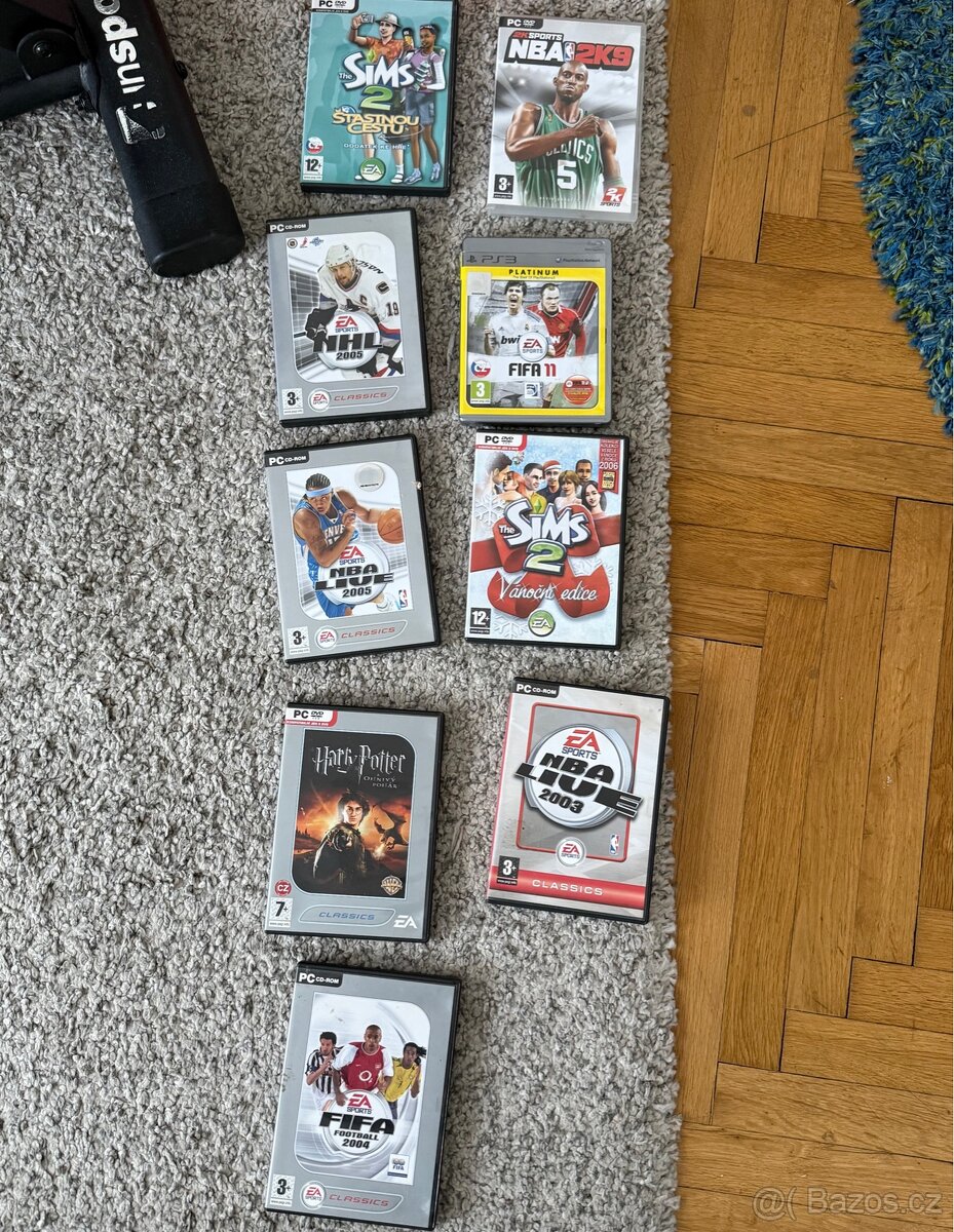 PC a PS3 hry – starší tituly EA Sports a The Sims – komplet