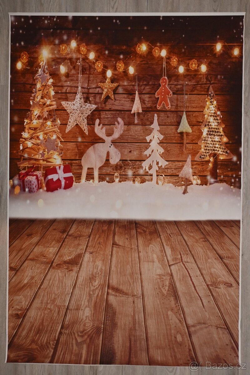 vánoční látkové pozadí