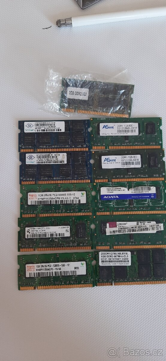 Ram DDR 2 do notebooku.
