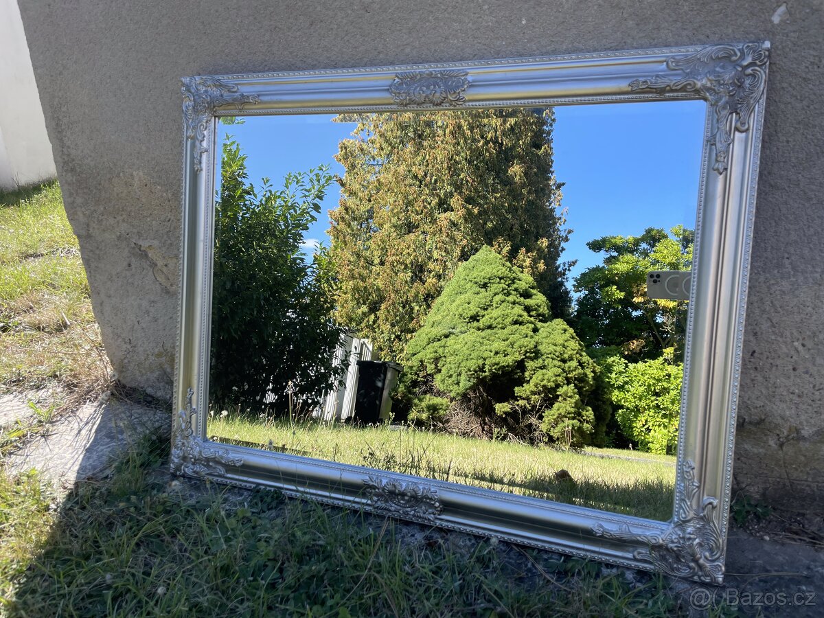 Zrcadlo NORDBORG 70x90 platinová