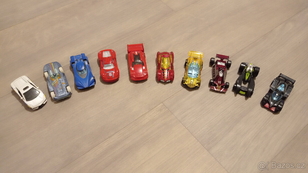 Autíčka angličáky sada 10 ks (sada č. 3)