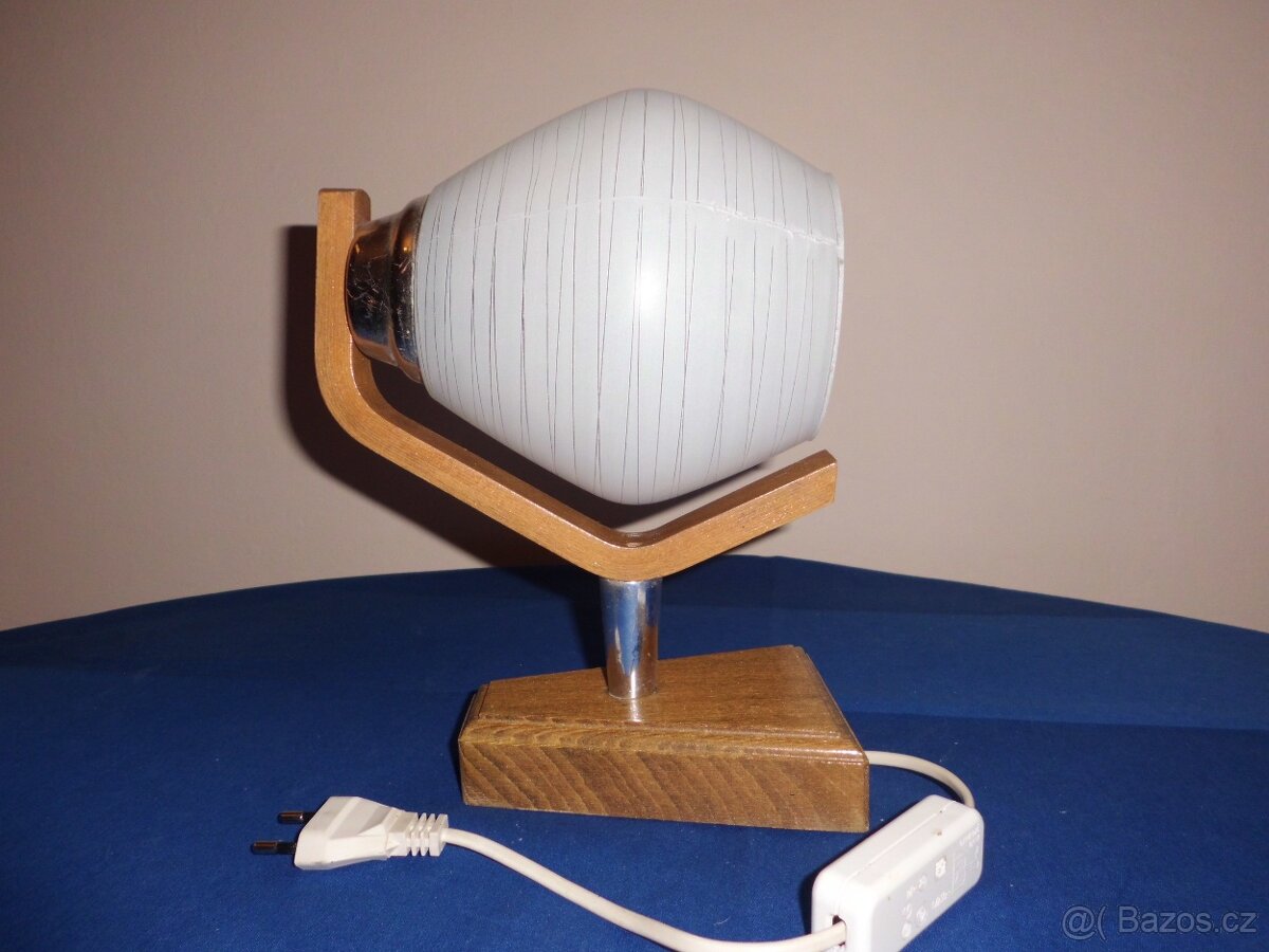 Retro lampa Dřevo Humpolec,typ R-136 1