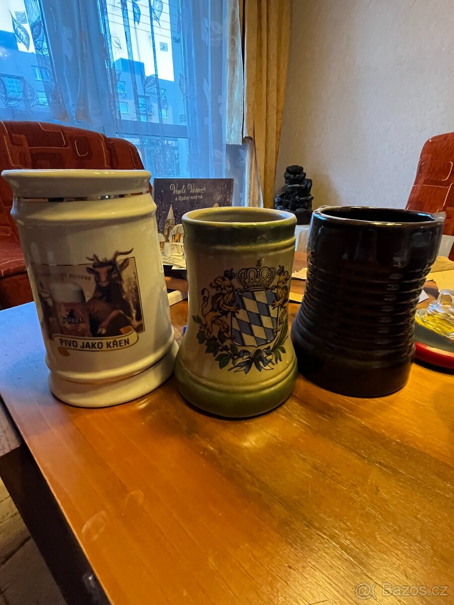 Sada retro půlitrů