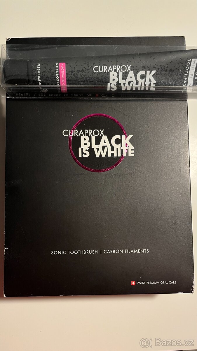 Curaprox Hydrosonic Black is White + 2 ks náhradní hlavice