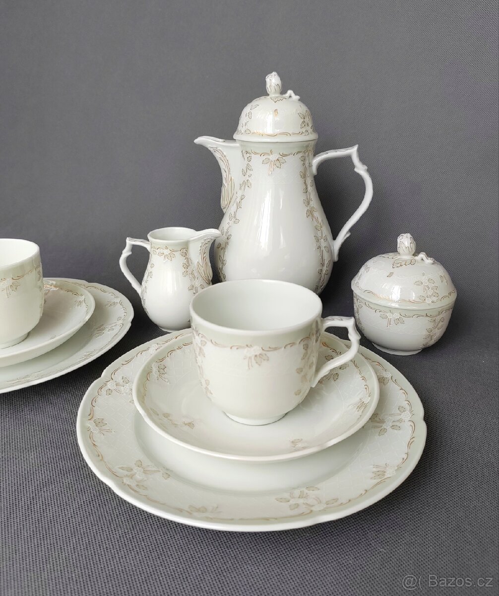 Luxusní porcelánový kávový set od Kaiser serie "Opera"