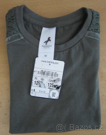 NOVÉ tričko s kr. rukávem, vel. 92+tričko zdarma
