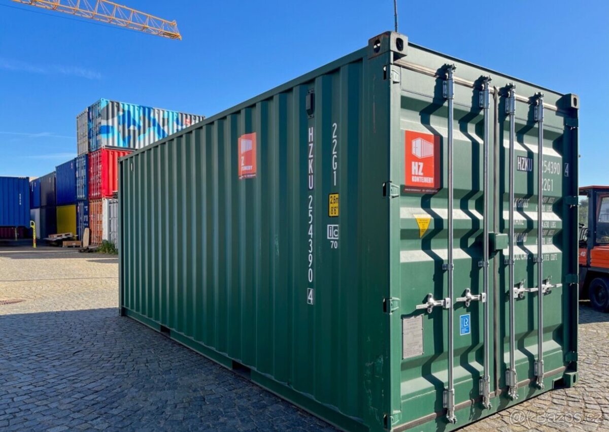 Lodní kontejner 20' DODÁNÍ ZDARMA - zelený