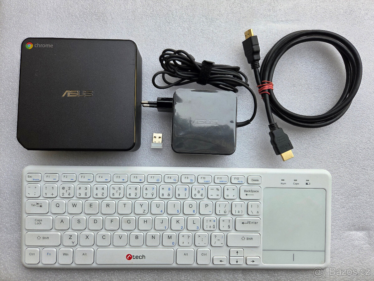 Mini počítač ASUS CHROMEBOX 2 + bezdrátová klávesnice