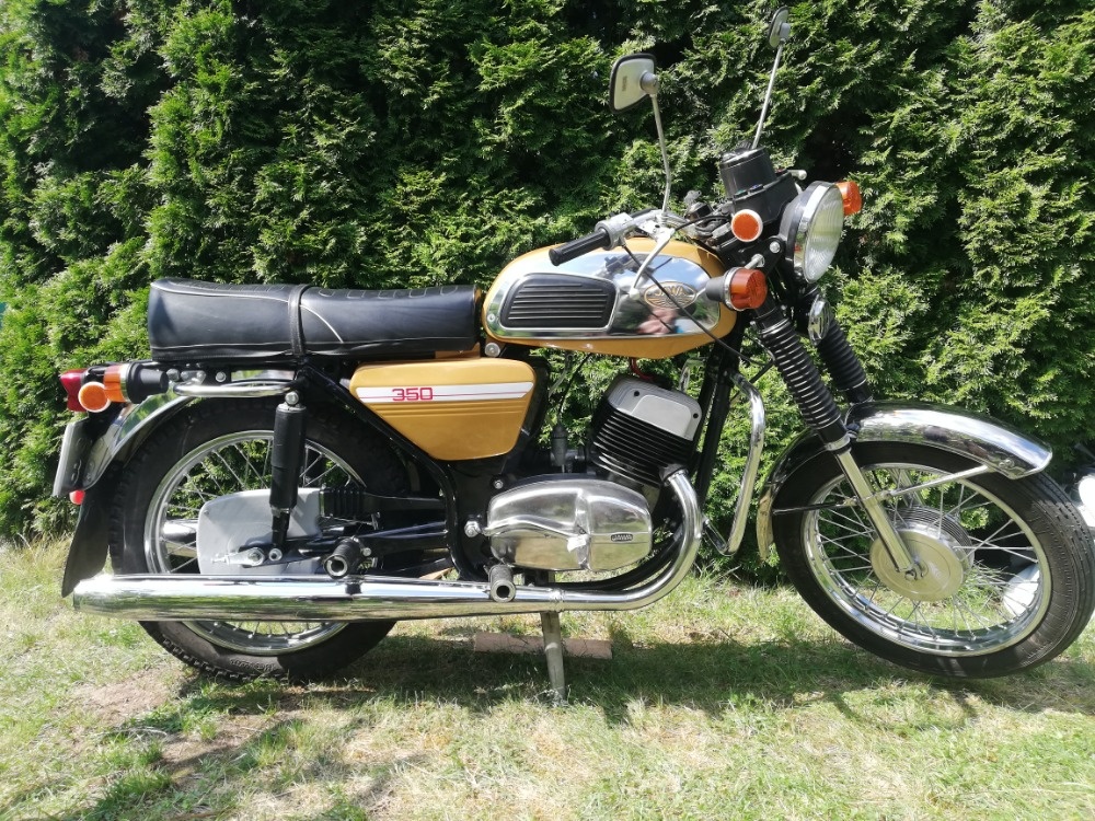 Jawa 350/634 - rám s českými doklady