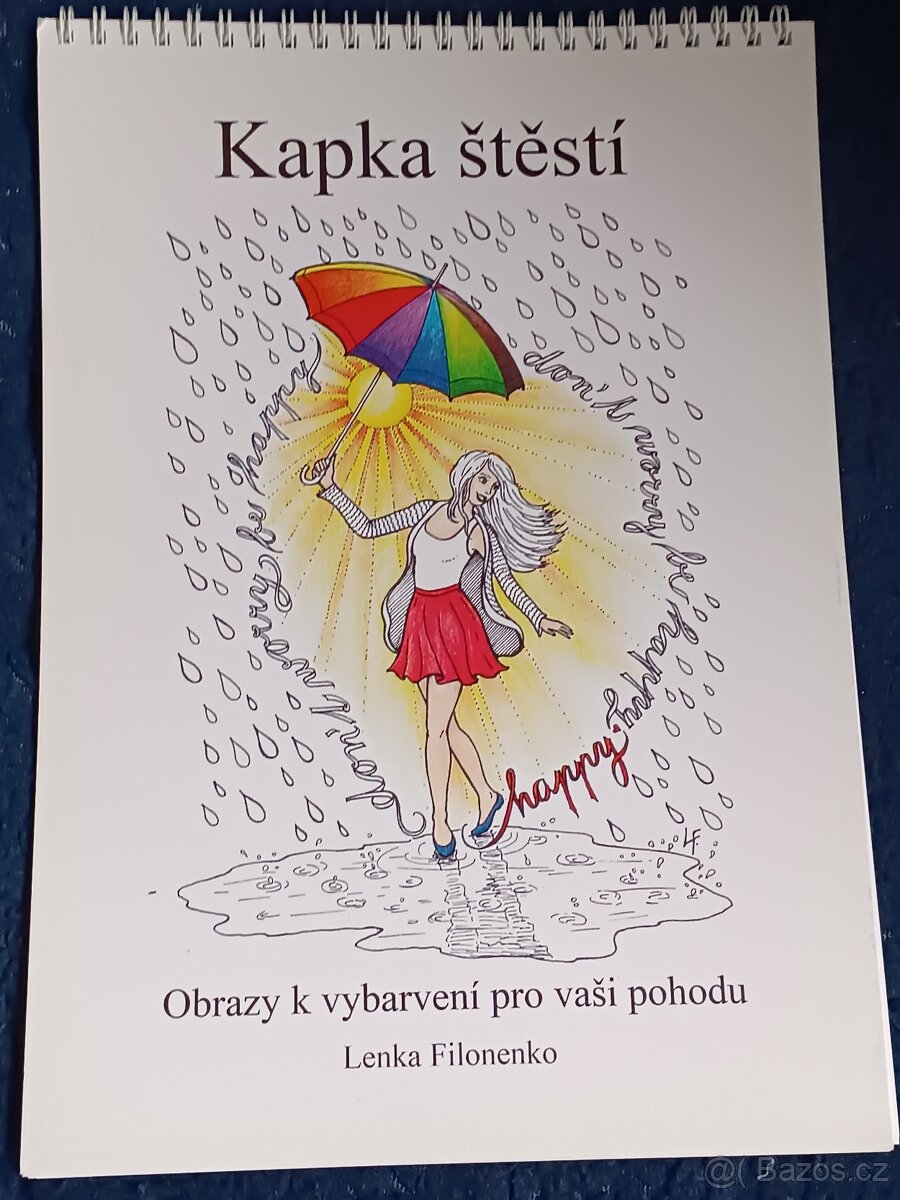 Omalovánky pro dospělé - Kapka štěstí - Lenka Filonenko