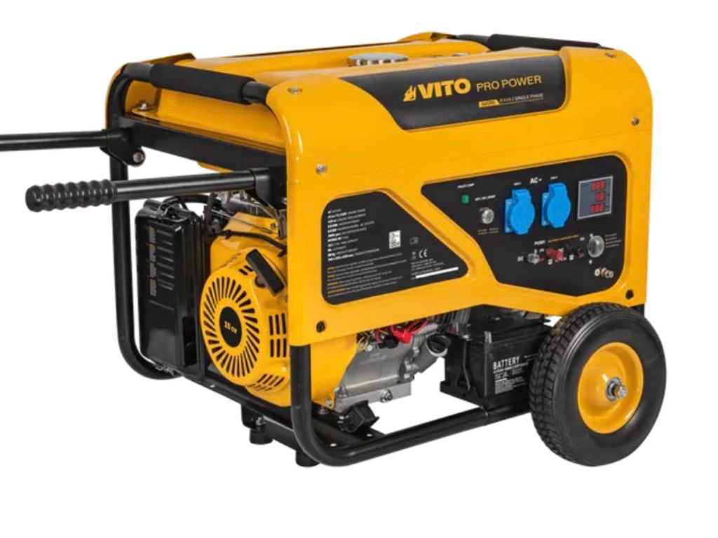 Generátor 6,5kW, elektrocentrála, VITO VIG6,5RL