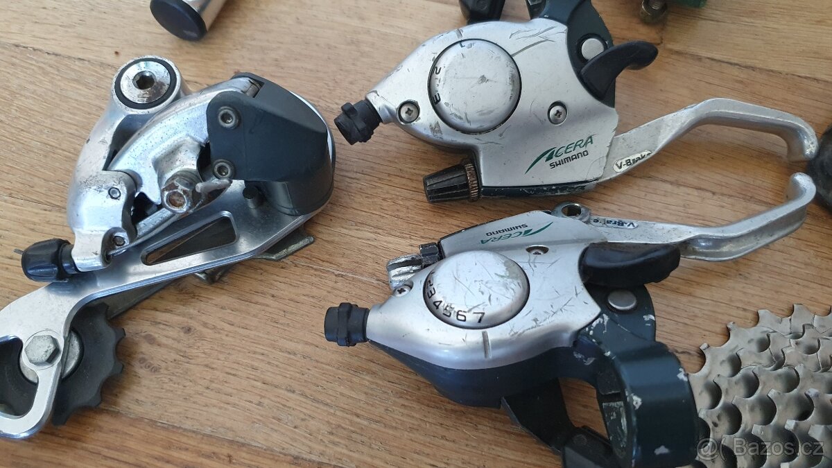 Přehazovačka a řazení Shimano Acera 3x7