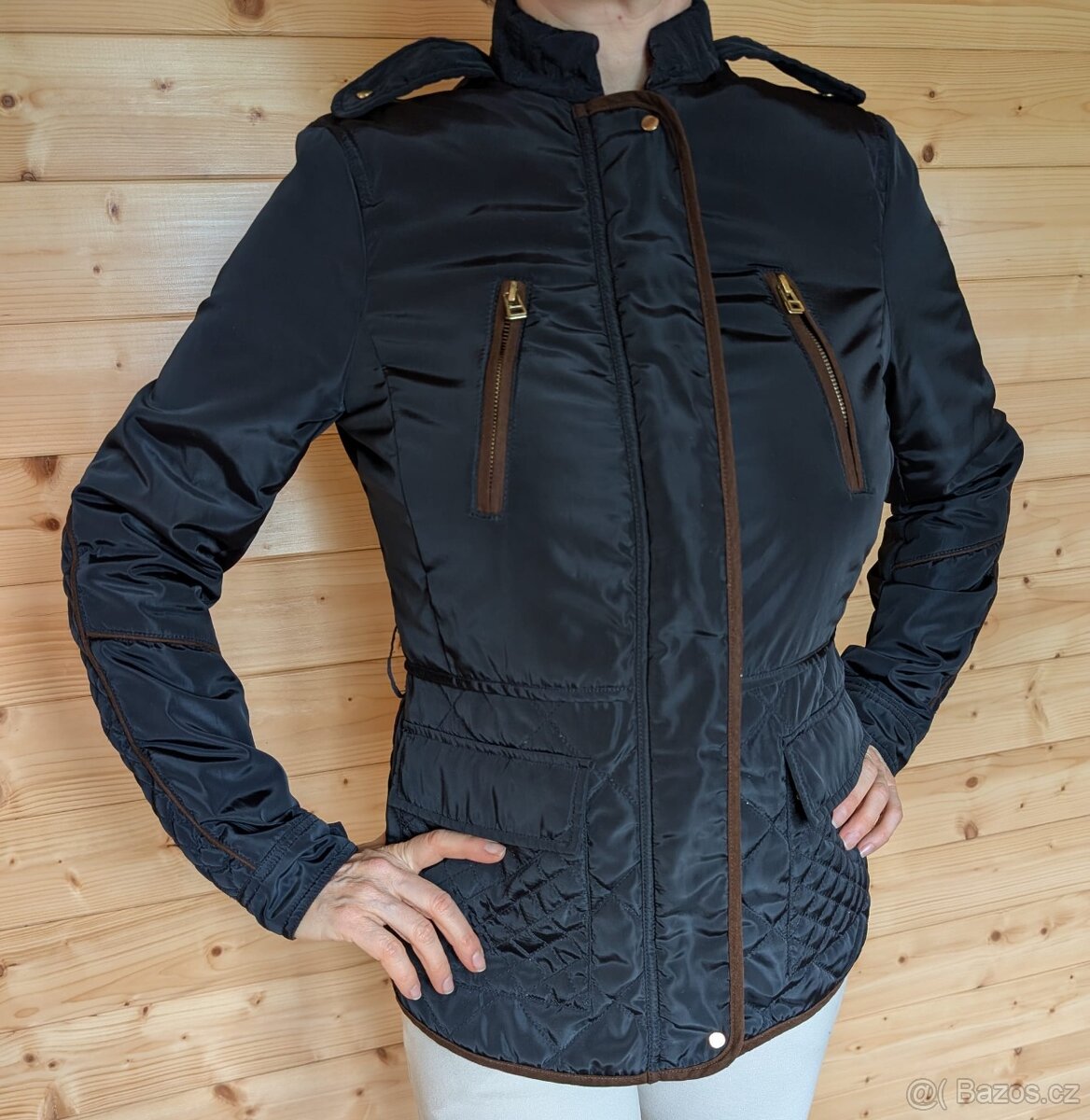 Bunda tmavě modrá Zara