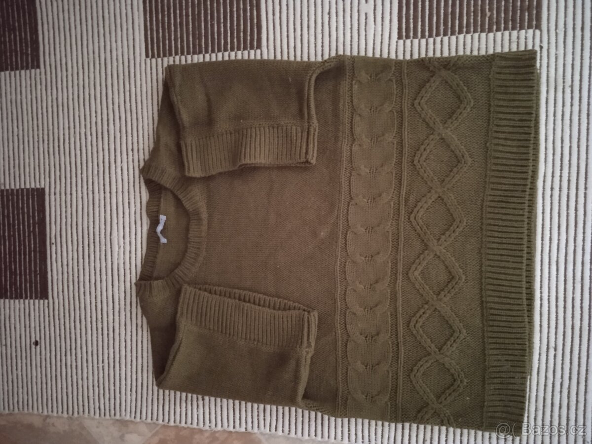 Pletený svetr -vesta vel XL