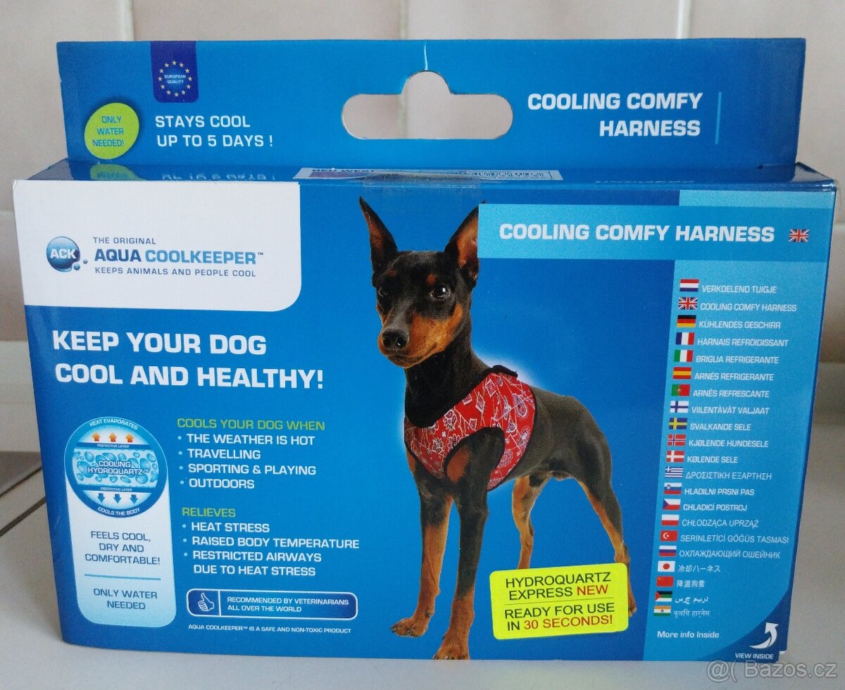 Postroj pro mazlíčka vel. S - i chladící