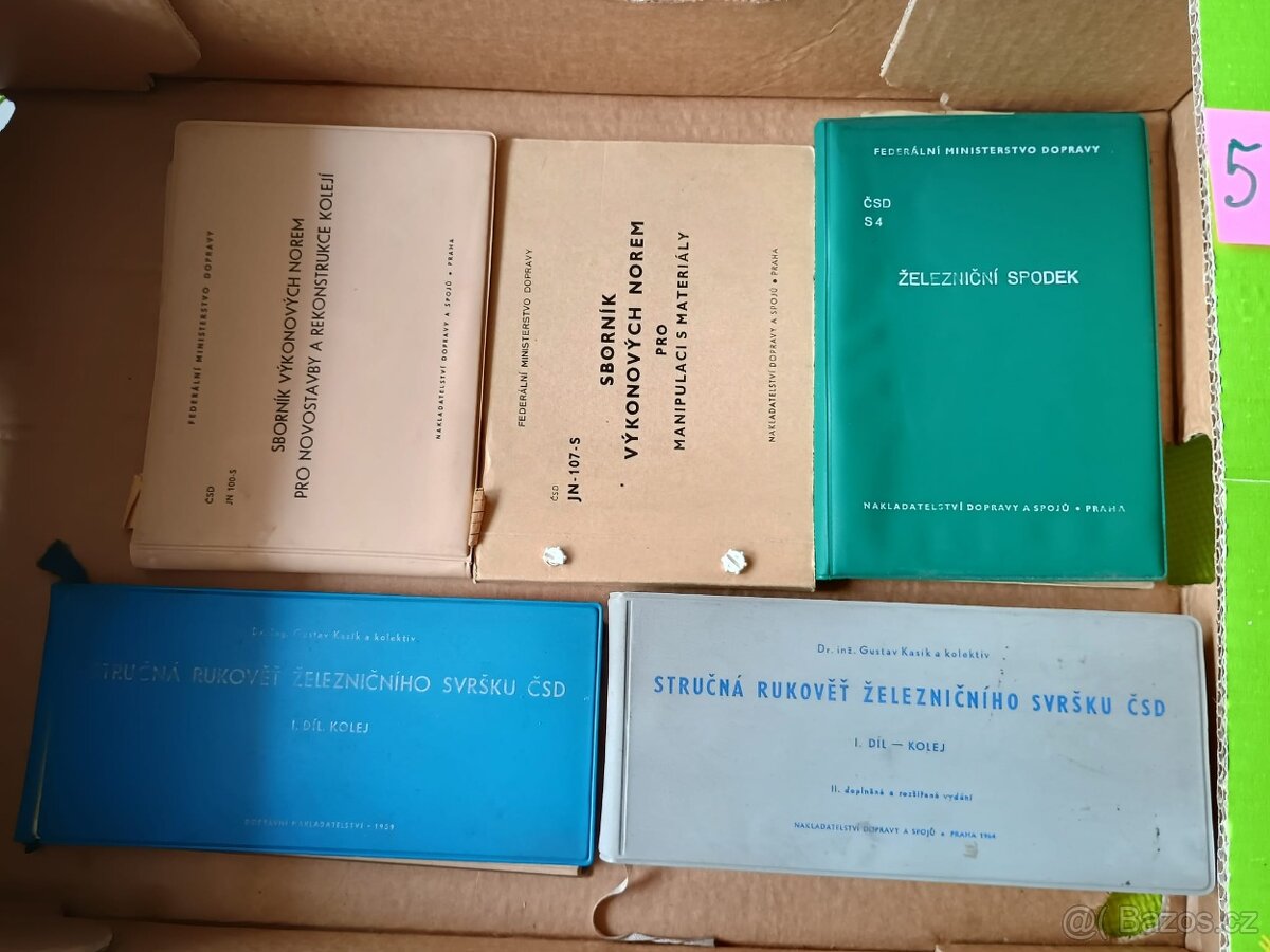 Drážní předpisy, jízdní řády aj. 5