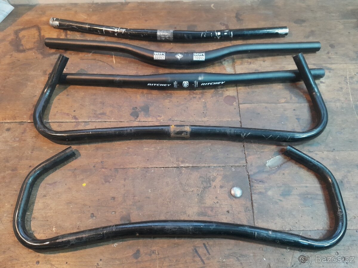 Řidítka různé druhy