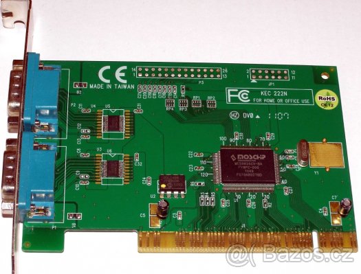 Porty COM sériové karta do PCI