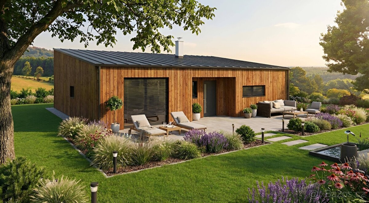 Výstavba dřevostavby Vila panorama s wellness