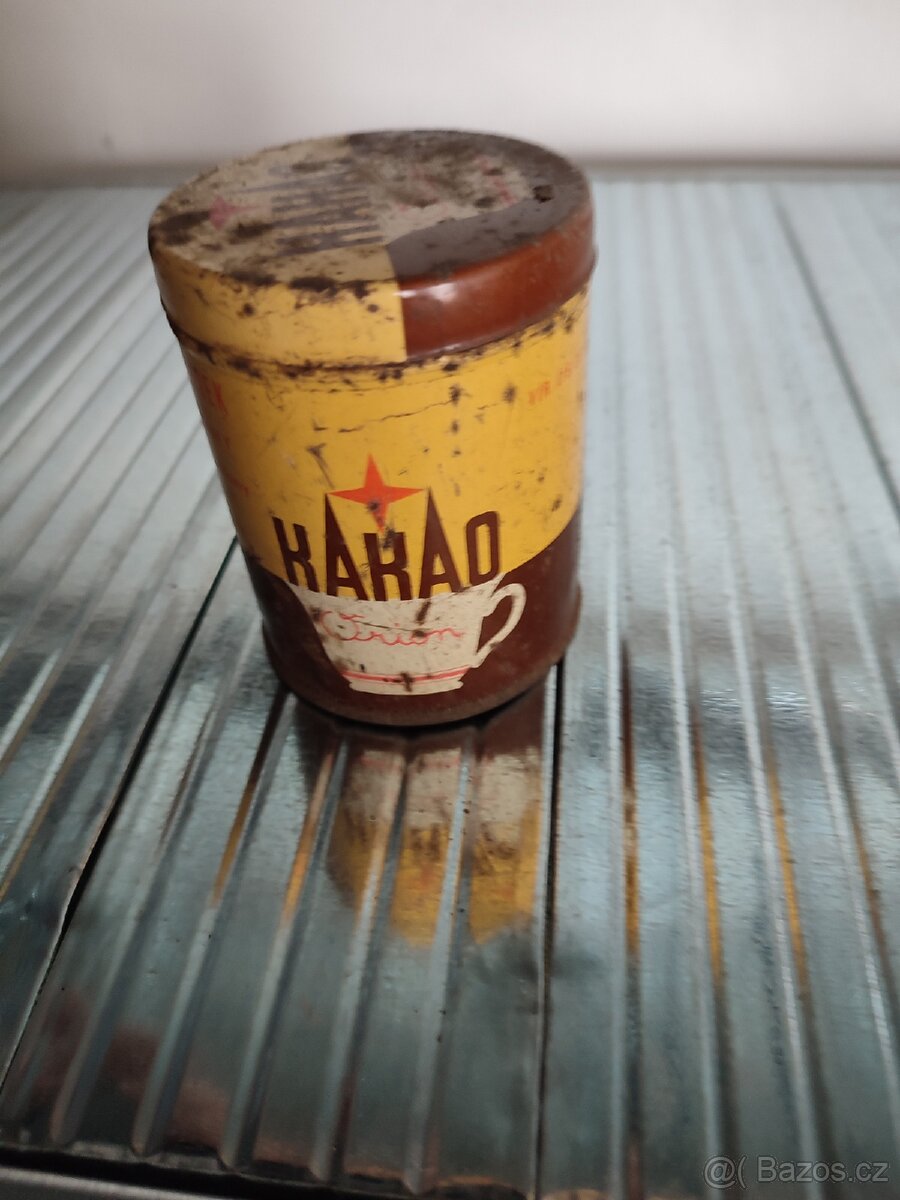 Stará reklamní plechovka od Kakaa