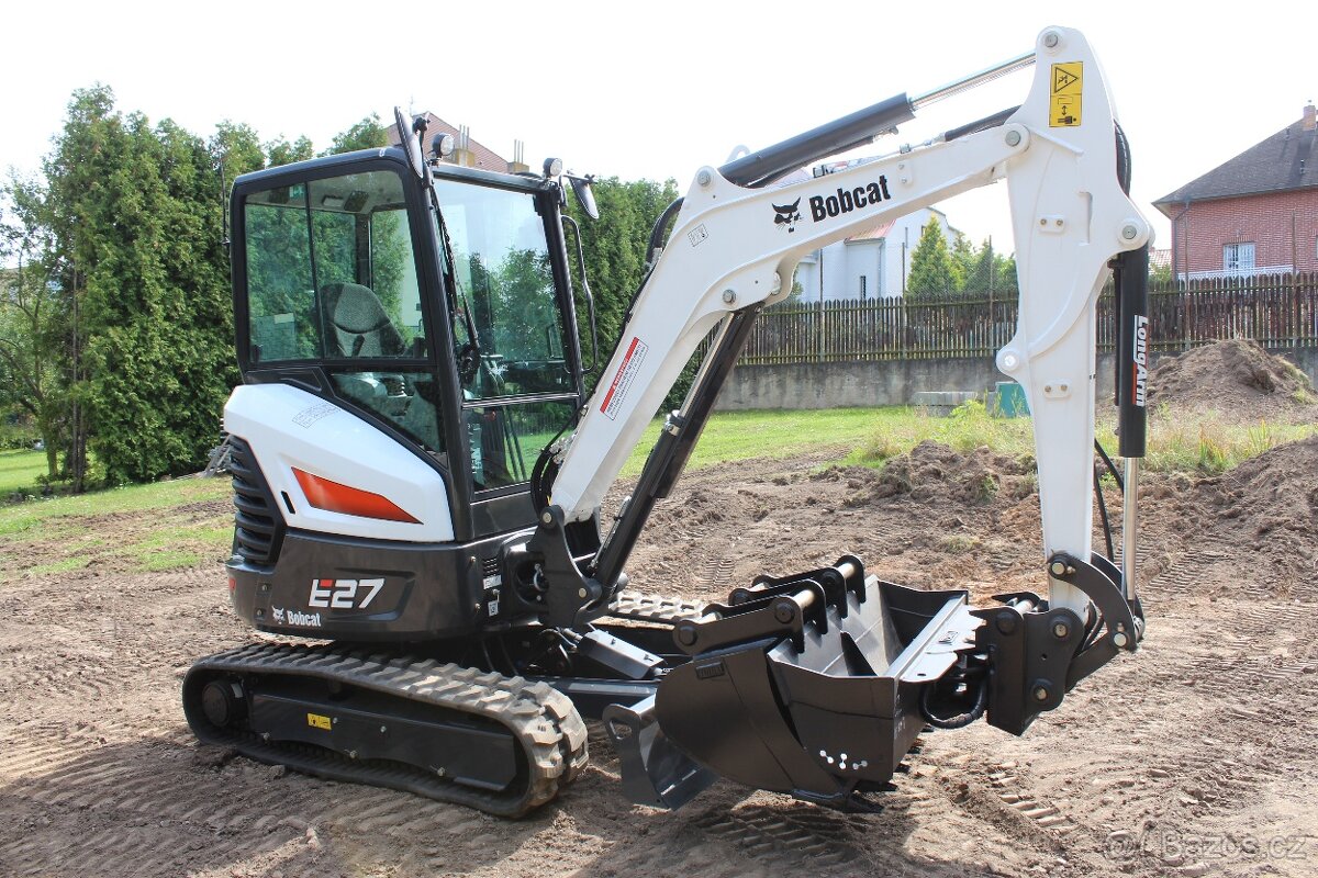 Výkopové práce bagrem Bobcat E27 - Kralovice