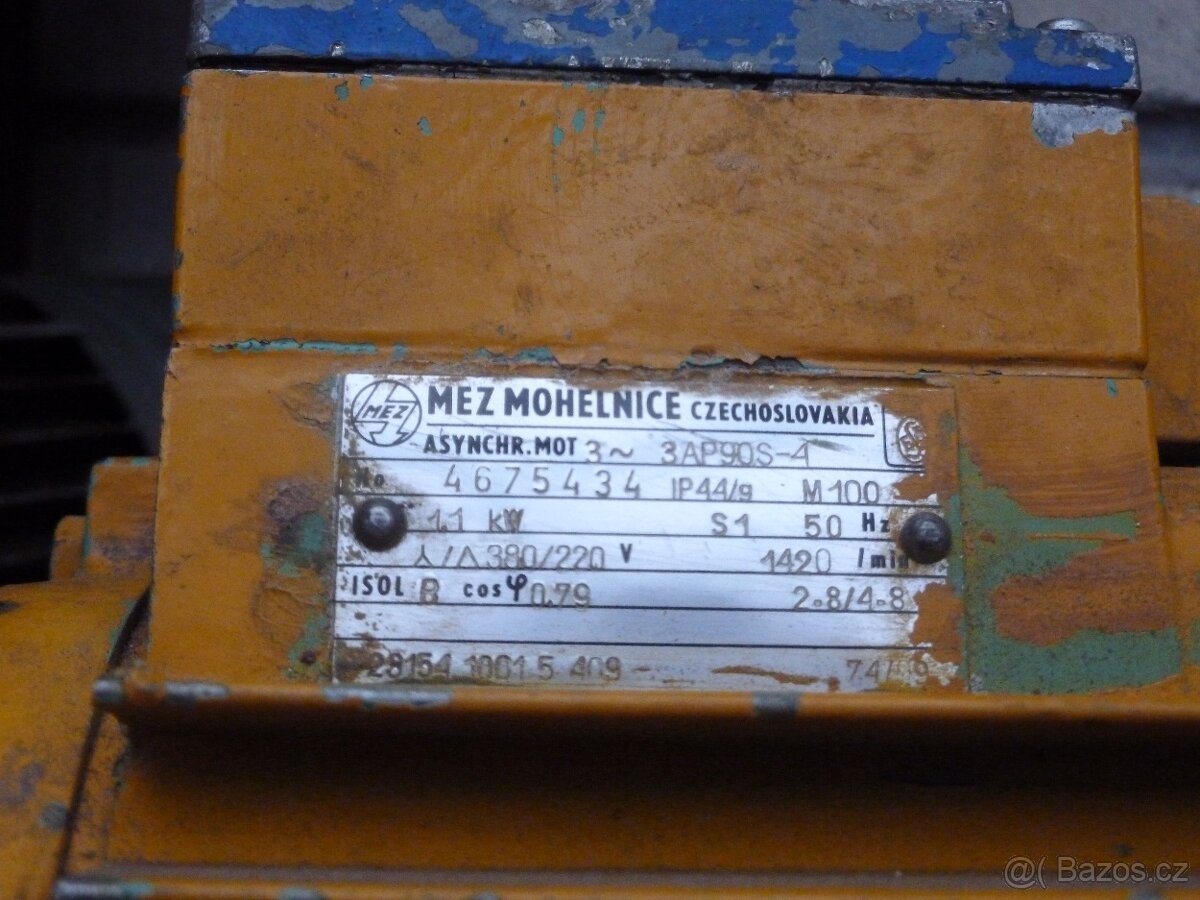 el.motory 1,1kW /1410ot.