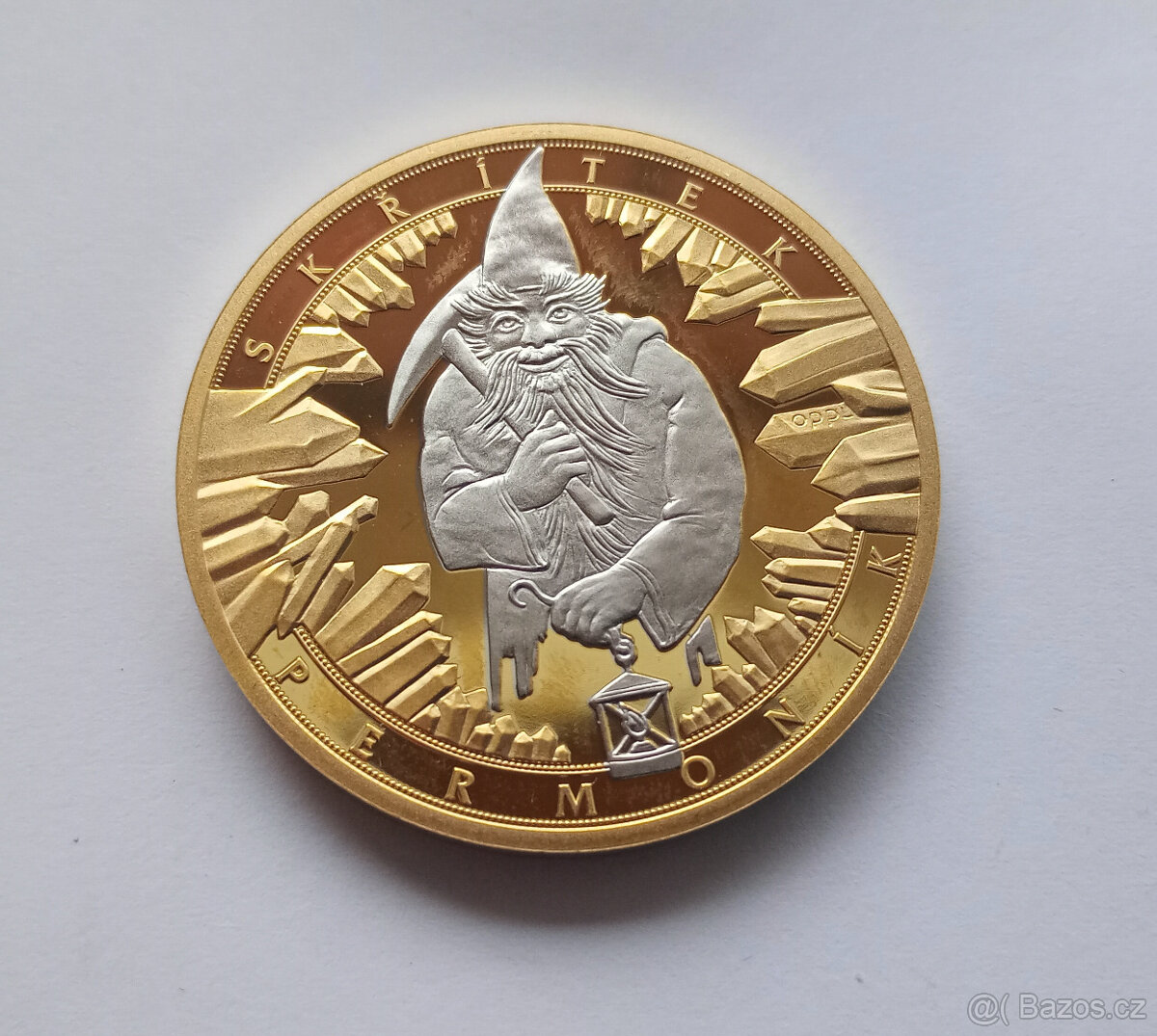 Pamětní medaile – Skřítek Permoník (Au + Pt, PROOF)