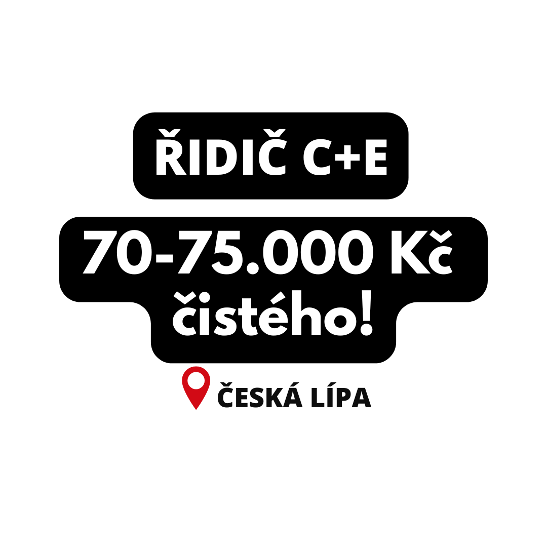 Řidič autopřepravníku s C+E