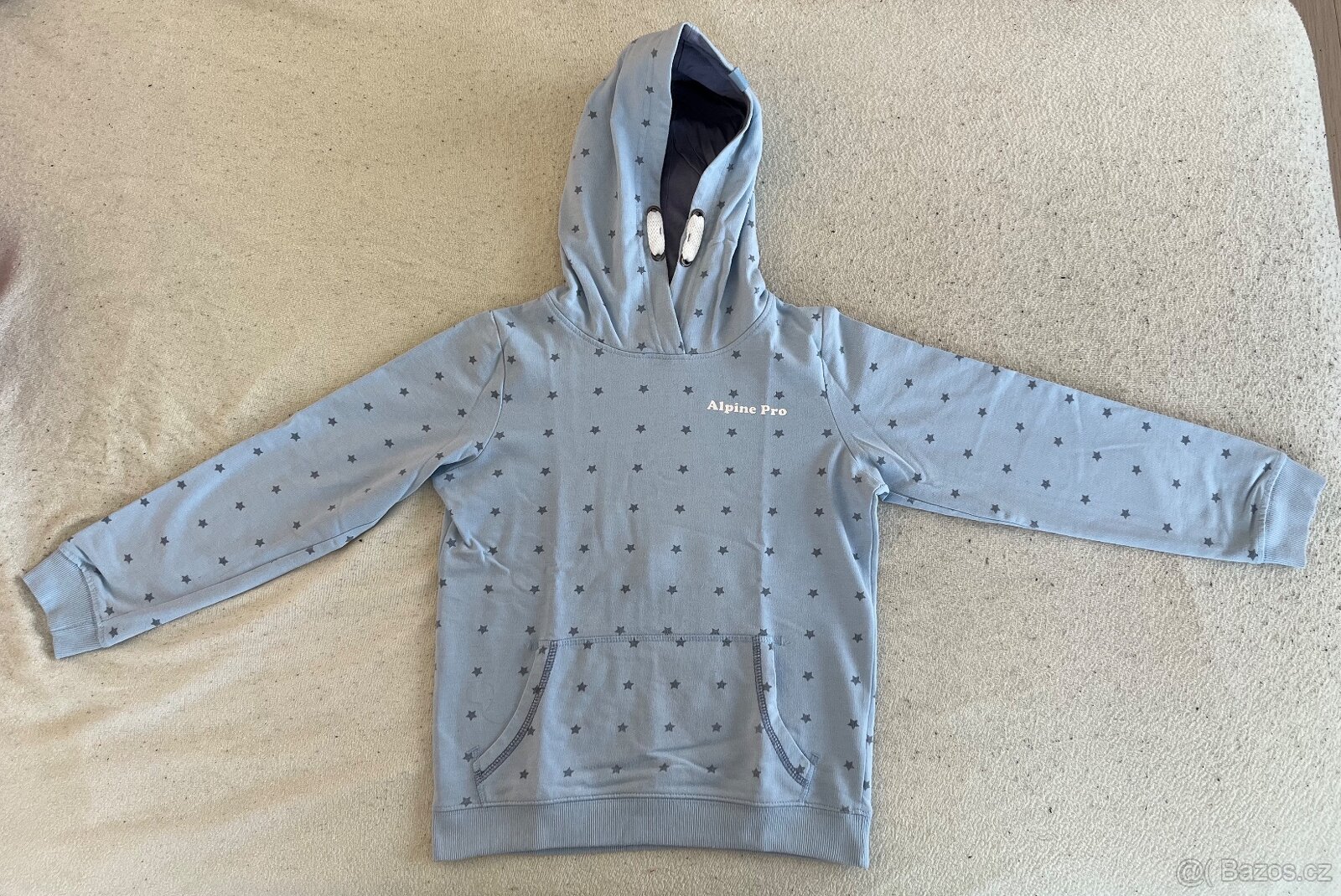 Dětská mikina s kapucí Alpine Pro velikost 128 / 134