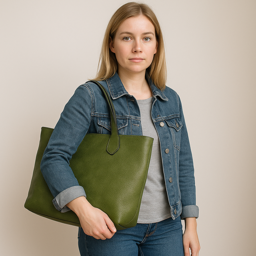 Nová, zelená kabelka - osobní vyzvednutí Písek