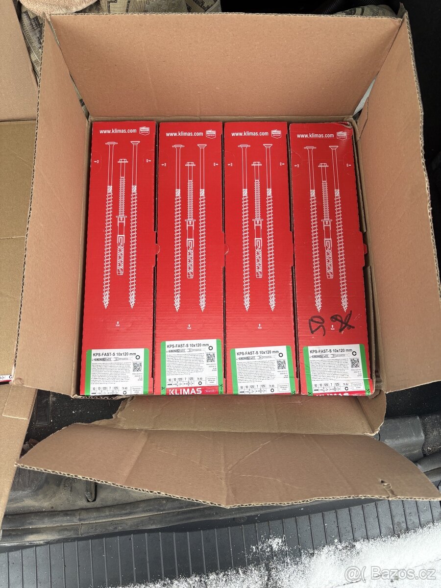 Vruty do betonu s hmoždinkou