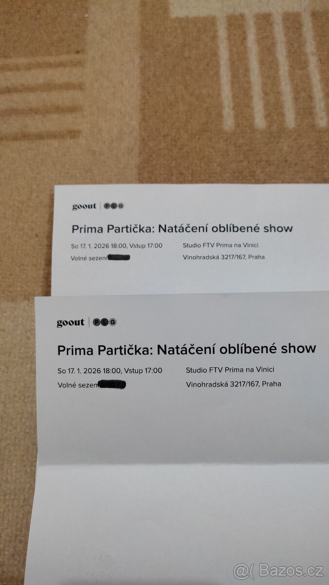 2xPrima Partička:Natáčení oblíbené show 17.1.2026