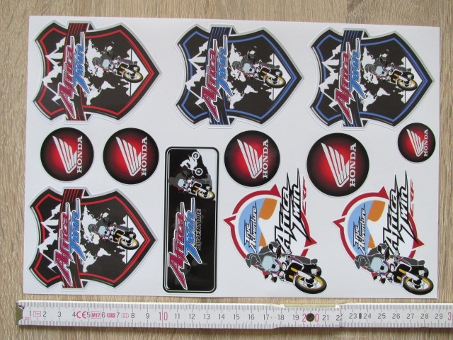 Samolepky sada Afrika Twin Honda