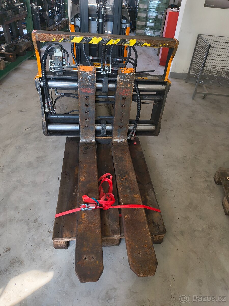 Pozicionér+boční posuv+výsuvné vidle 5T