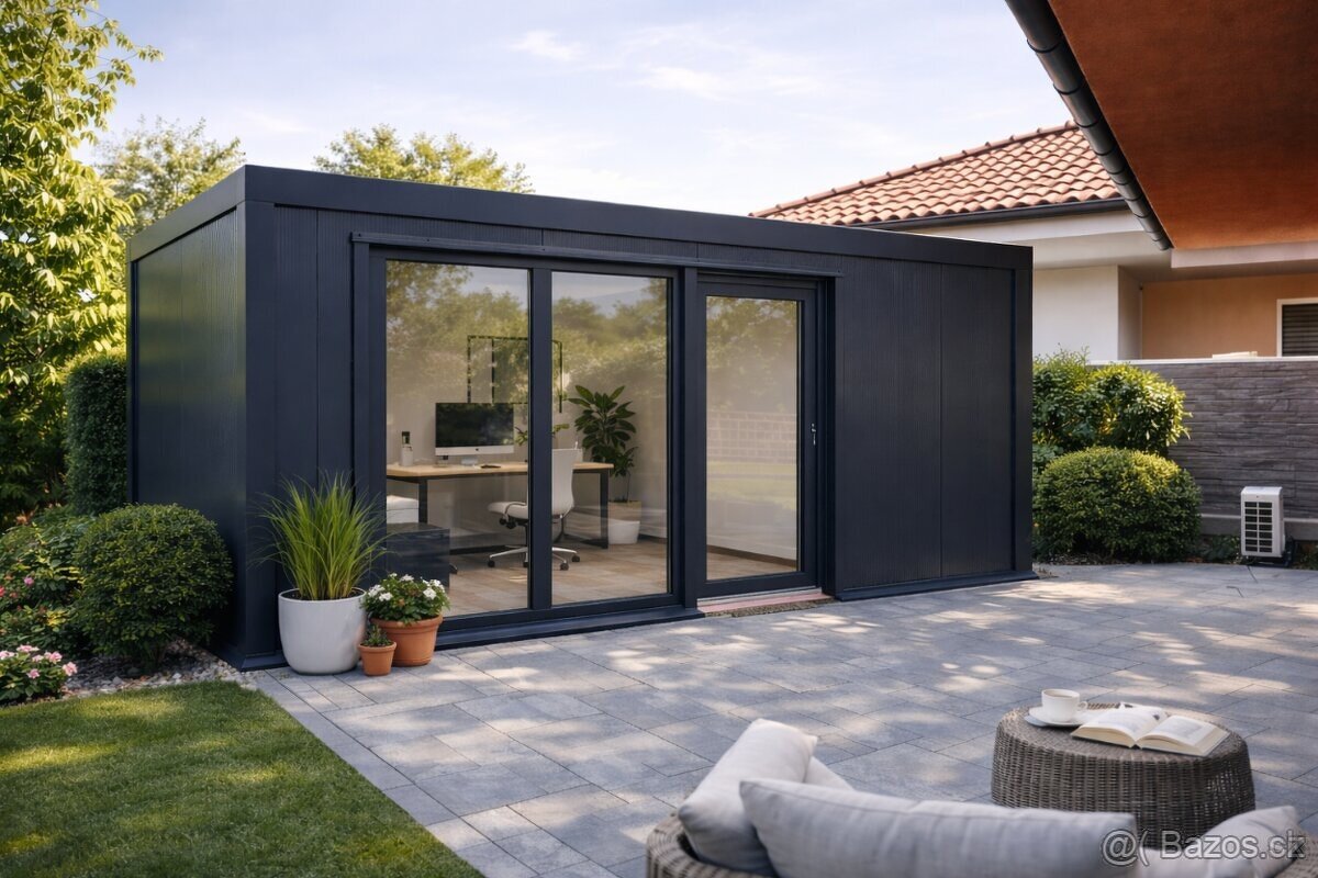 Zahradní kancelář / business prostor 6 × 3 m –